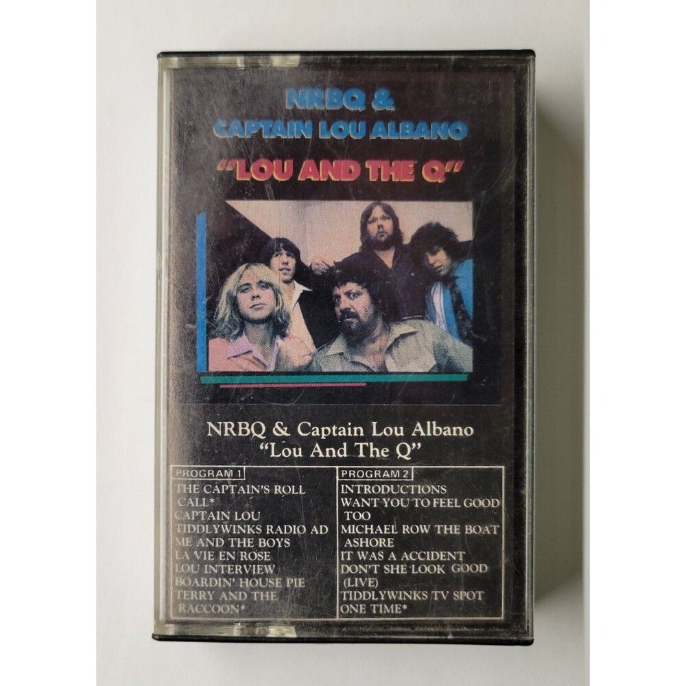 Lou and the Q NRBQ & Captain Lou Albano Cassette Tape 1986